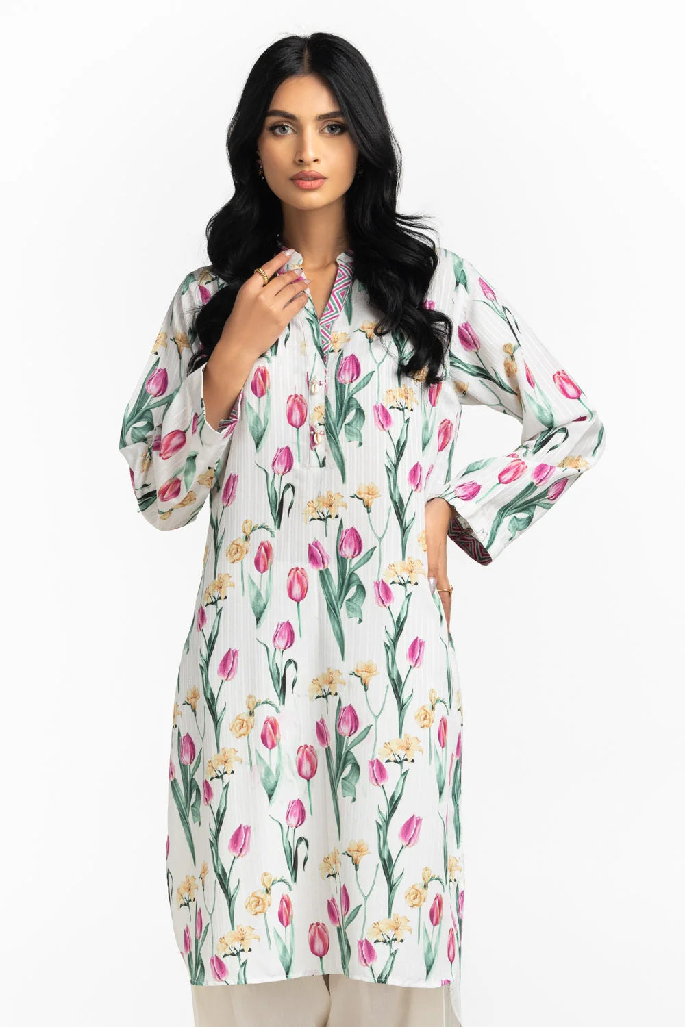 Textured Dobby Printed Shirt  IPS-44511